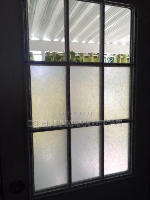 Rice Pattern Privacy Film - Textured Frosted Glass Vinyl Roll