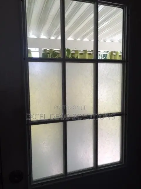 Rice Pattern Privacy Film - Textured Frosted Glass Vinyl Roll