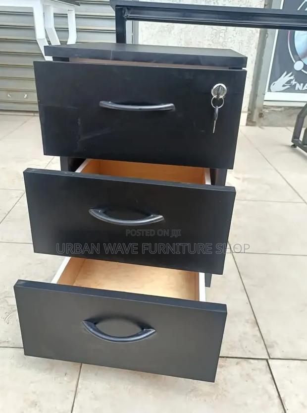 Black and White Sidebed Drawers - thumbnail 2