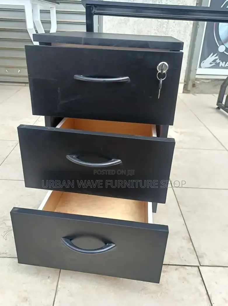 Black and White Sidebed Drawers