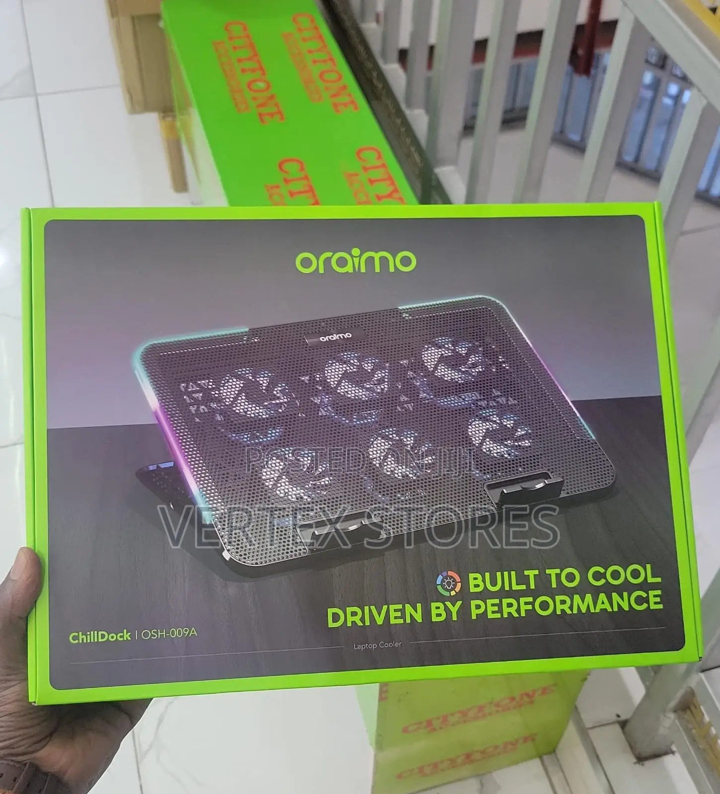 Oraimo ChillDock OSH-009A Dual USB Ports Laptop Cooler