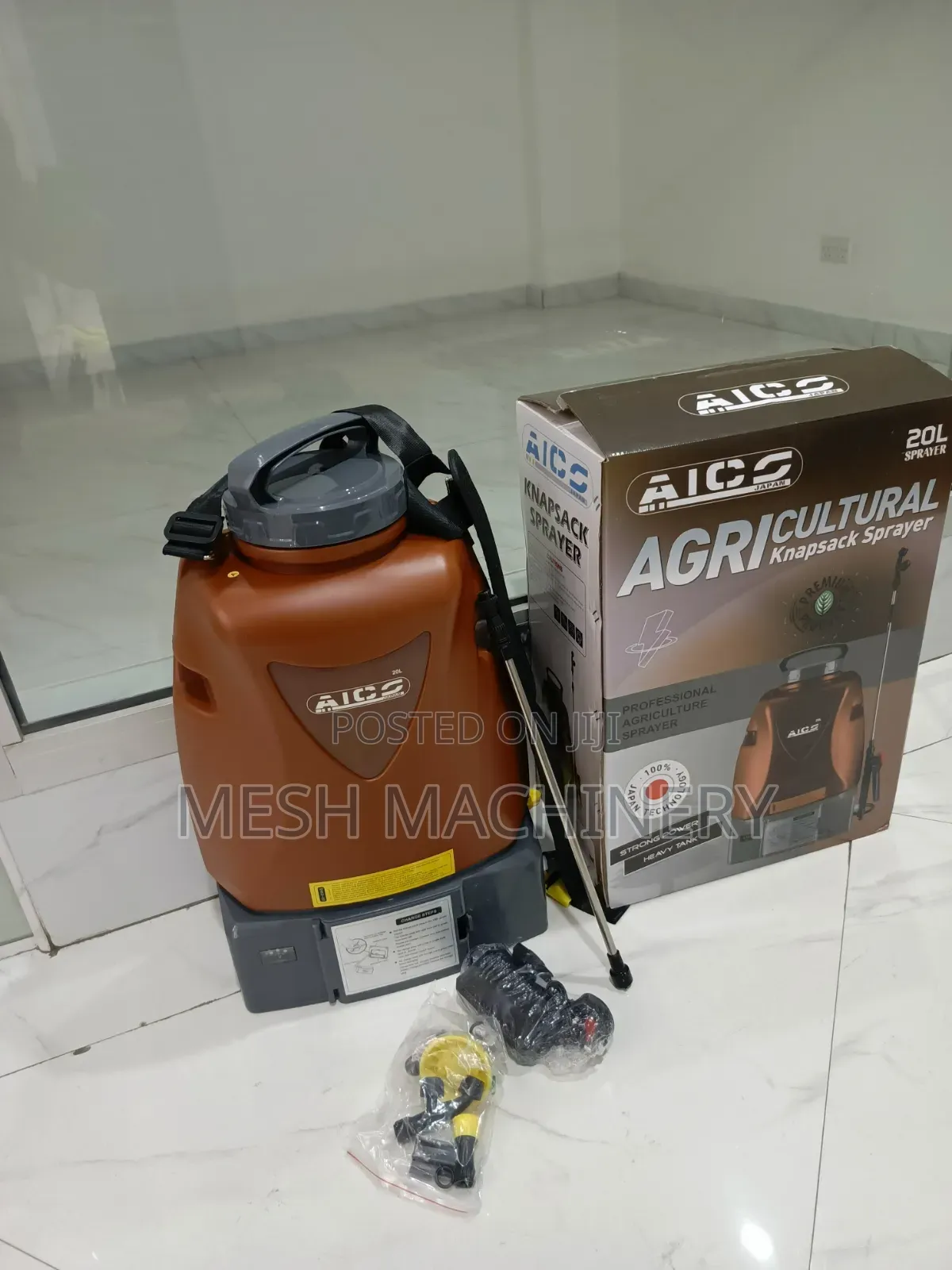 Aico Japan 20L Electric Rechargeable Battery Knapsack Sprayer