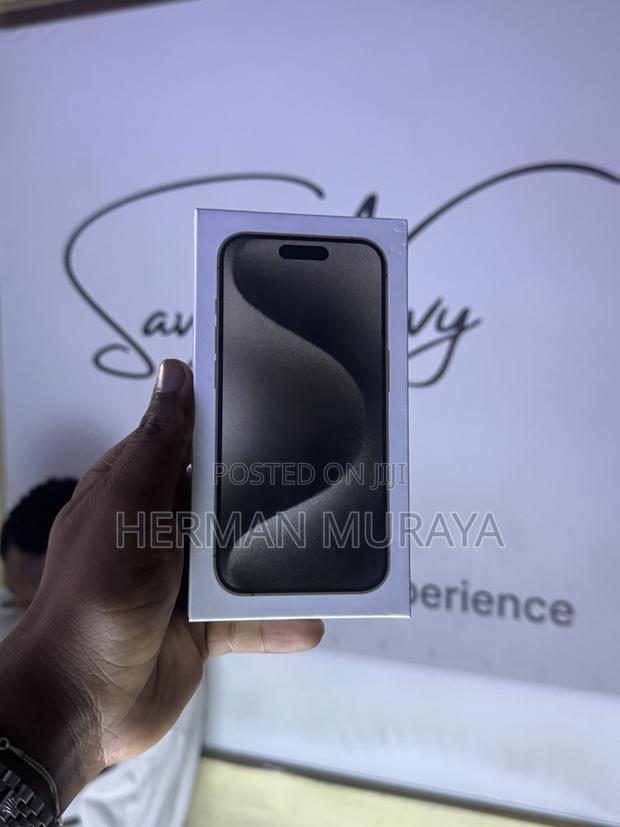 New Apple iPhone 15 Pro 256 GB Silver - main view