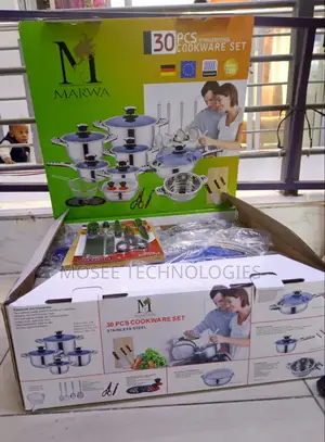 Marwa Non-Stick Cookware Set – Durable Kitchen Pots & Pans