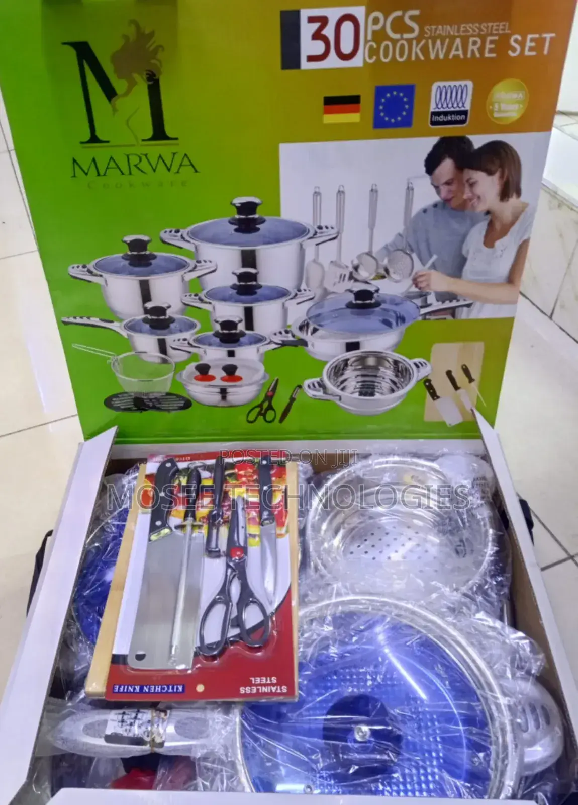 Marwa Premium Non-Stick Cooking Pots Set