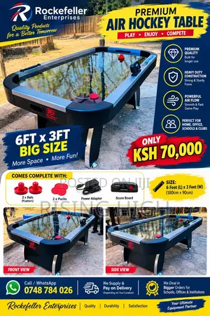 Premium Electronic Air Hockey Table