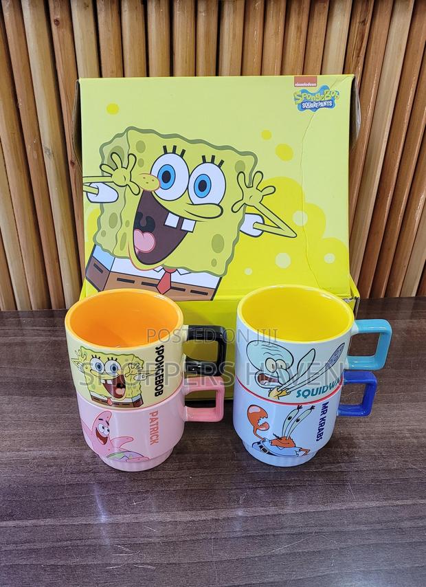 4pc Set Sponge Bob Mugs - thumbnail 3