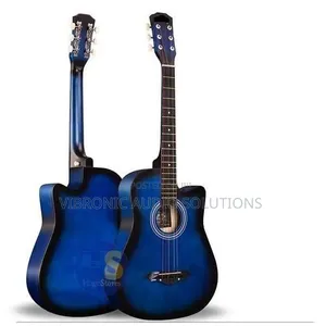 Acoustic Box Guitar With Bag and Strap
