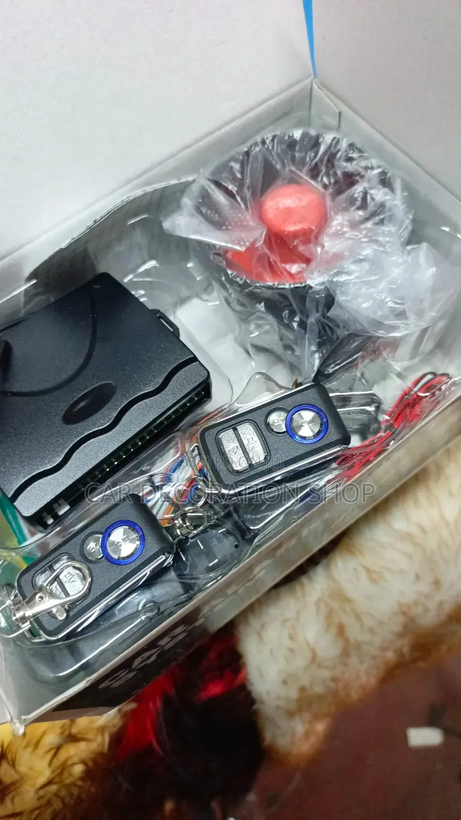Car Alarm System With Different Fancy 2 Key Buttons Full Set