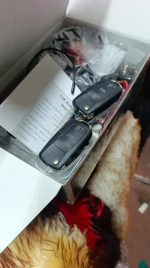 Car Alarm System With Different Fancy 2 Key Buttons Full Set