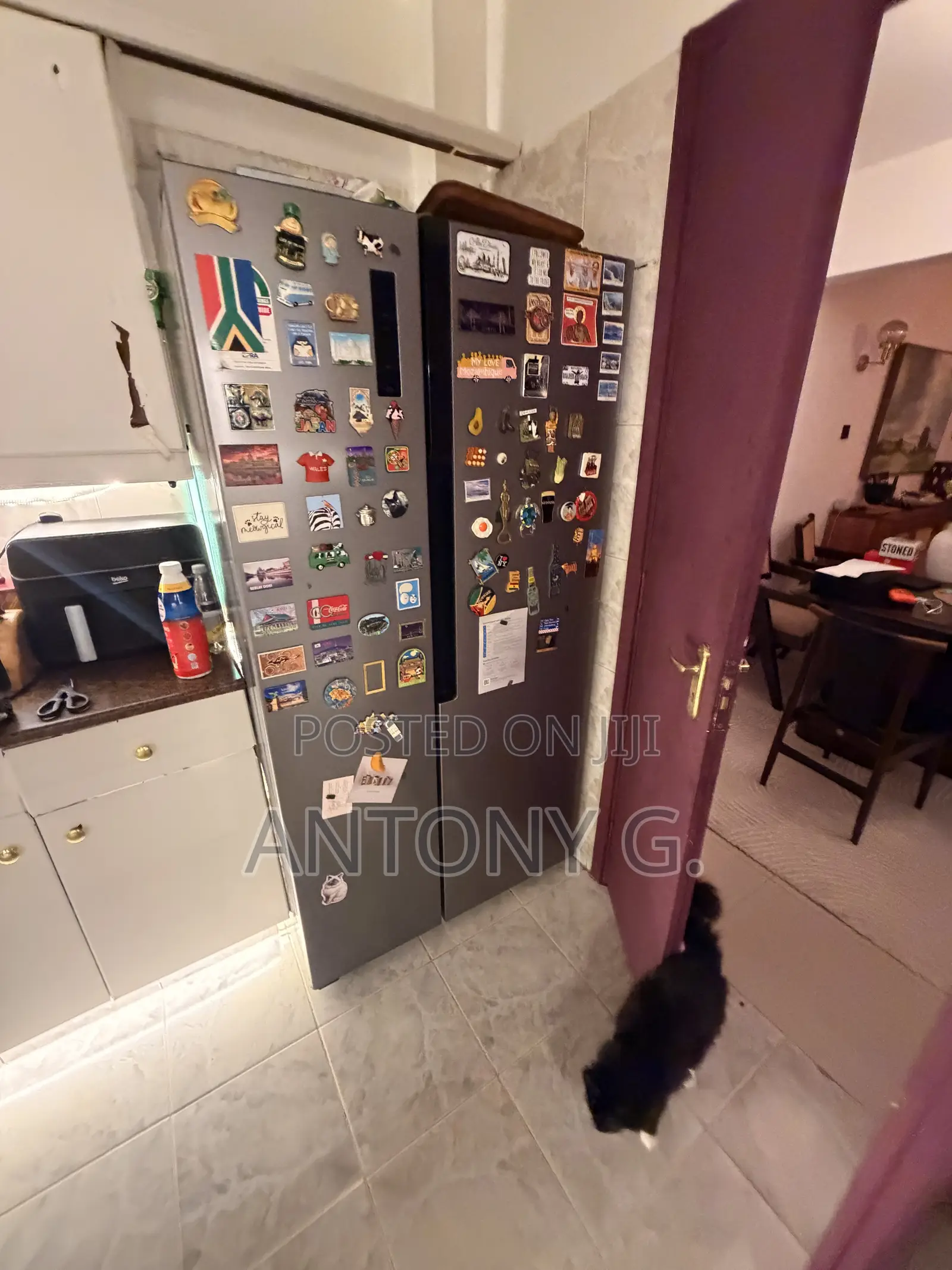 LG GC-FB507PQAM Side by Side Fridge, 519 L