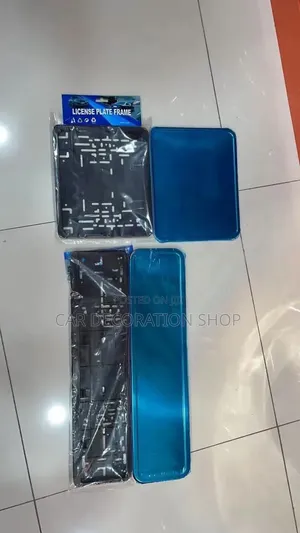 Plastic or Metallic License Plate Holder for New Generation Numbers