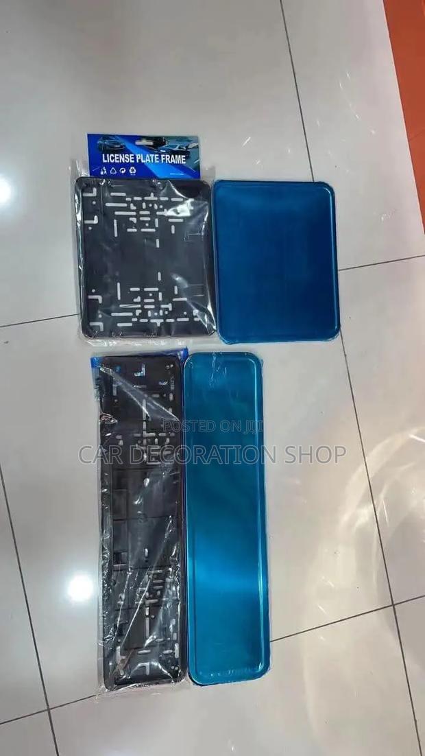 Plastic or Metallic License Plate Holder for New Generation Numbers