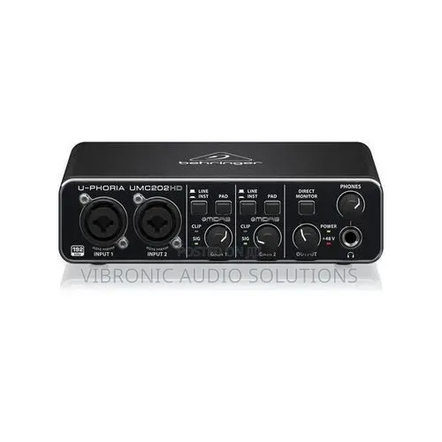 Behringer UMC202HD 2x2 Desktop USB Audio Interface