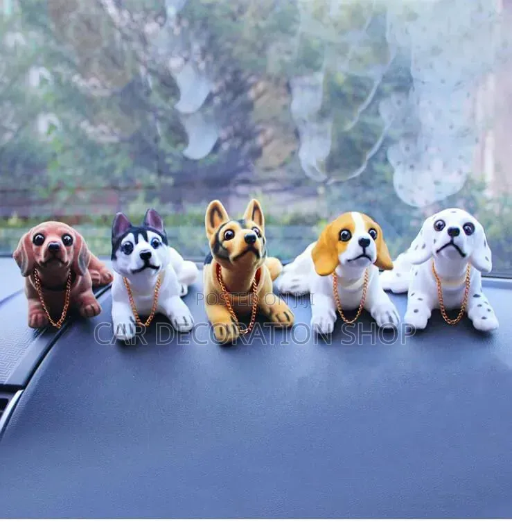 Cute Bobblehead Dog Figurines Dashboard Decoration Puppies