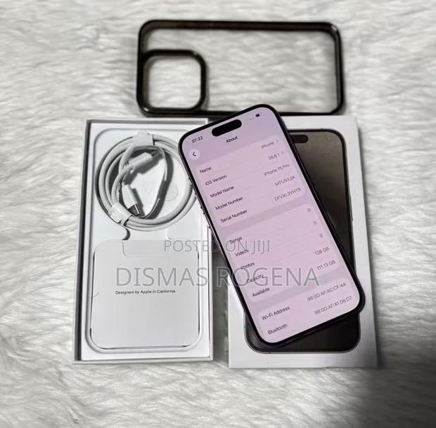 Apple iPhone 15 Pro 128 GB Silver - thumbnail 3