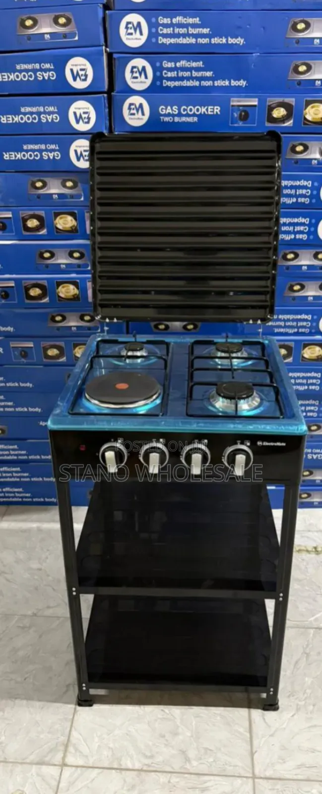 3+1 Standing Cooker With Selves
