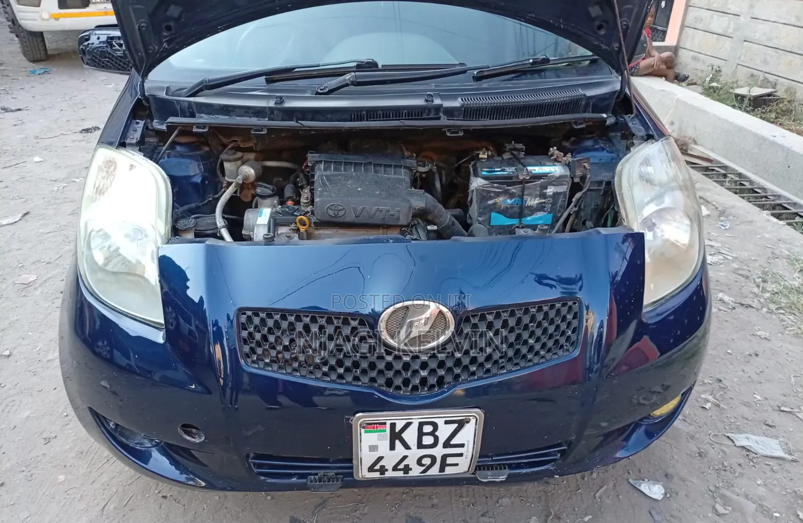 Toyota Vitz 2007 Blue