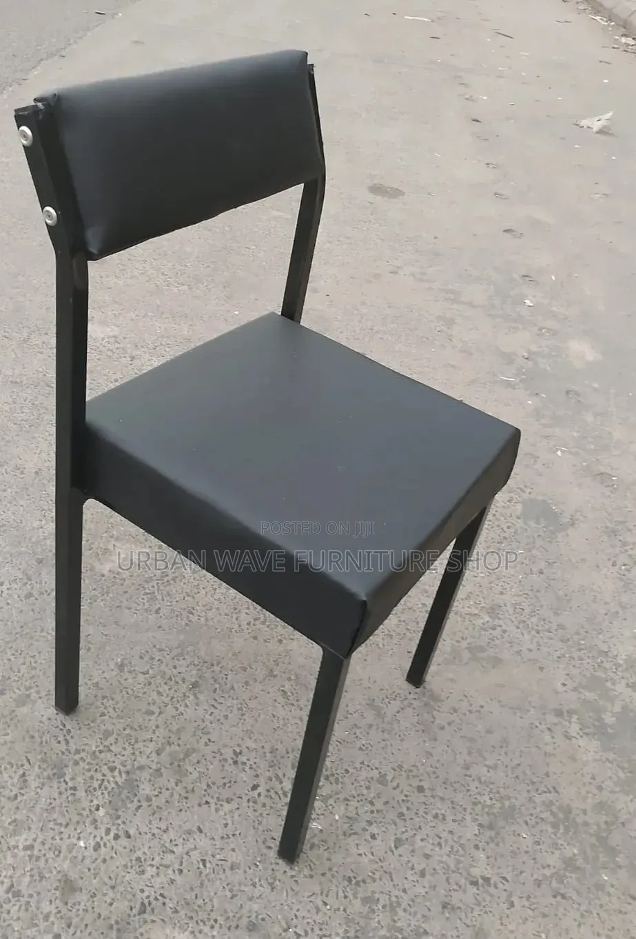 Local Visitors Black Chairs