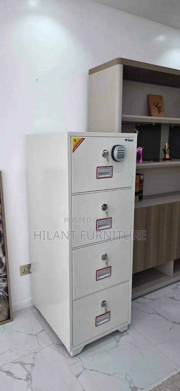 4-Drawer Fireproof Safe Filing Cabinet - thumbnail 2