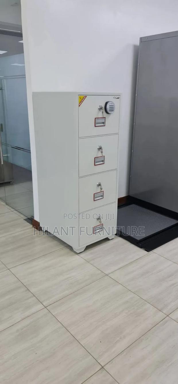 4-Drawer Fireproof Safe Filing Cabinet - thumbnail 3