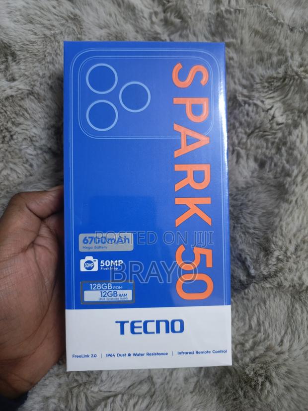 New Tecno Spark 50 128 GB Blue
