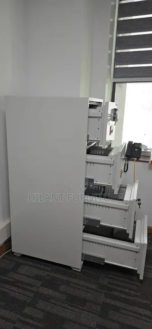 Heavy-Duty 4-Drawer Fireproof Safe Cabinet