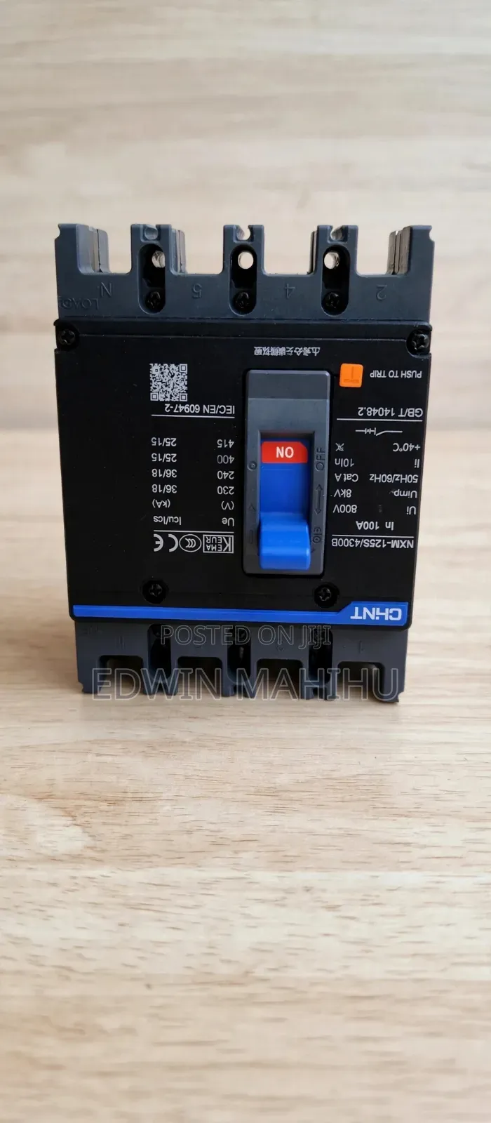 McCb Black 4pole 100amps