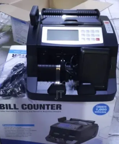 Bill Counter Machine With an LCD Display and Counterfeit Detection