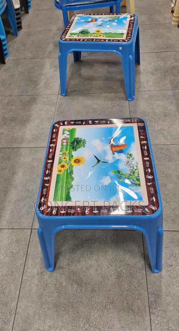 Small Square Printed Coffee Table
