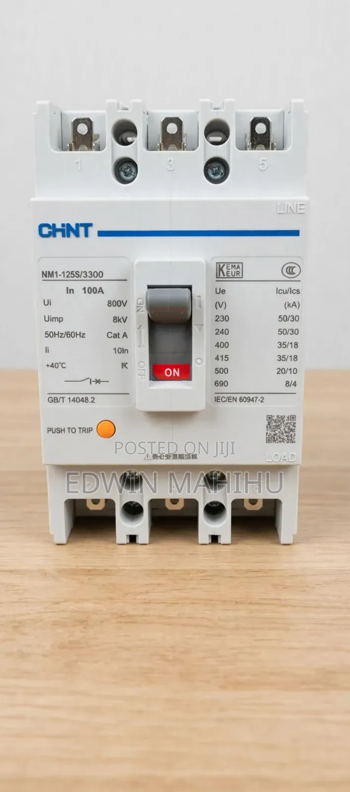 McCb 3pole 100amps
