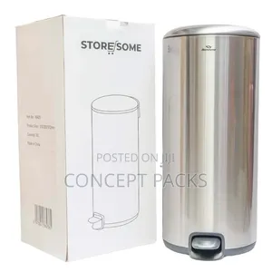 20Litres Concept Round Stainless Steel Bin