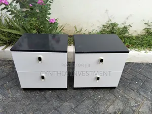 White and Black Side Drawers