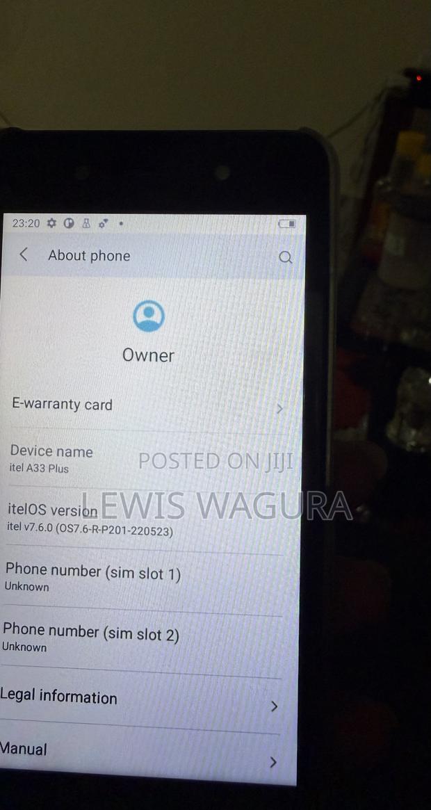 Itel A33 Plus 32 GB Blue