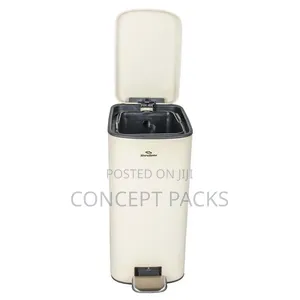 18Litres Square Stainless Pedal Steel Bin