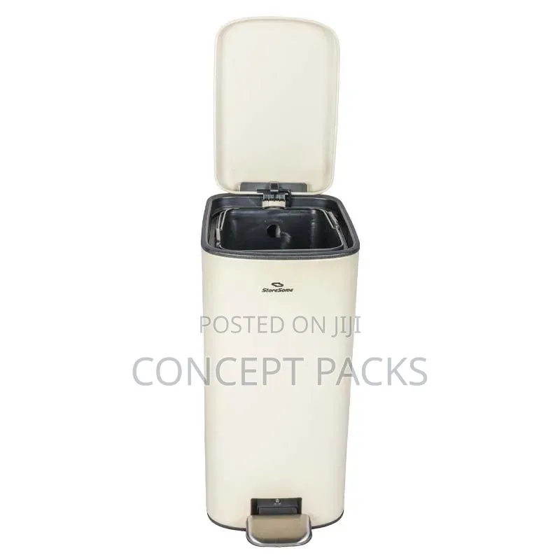 18Litres Square Stainless Pedal Steel Bin