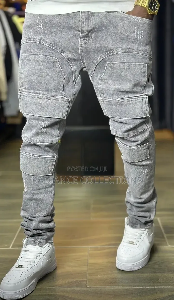 Designer Gray Jeans