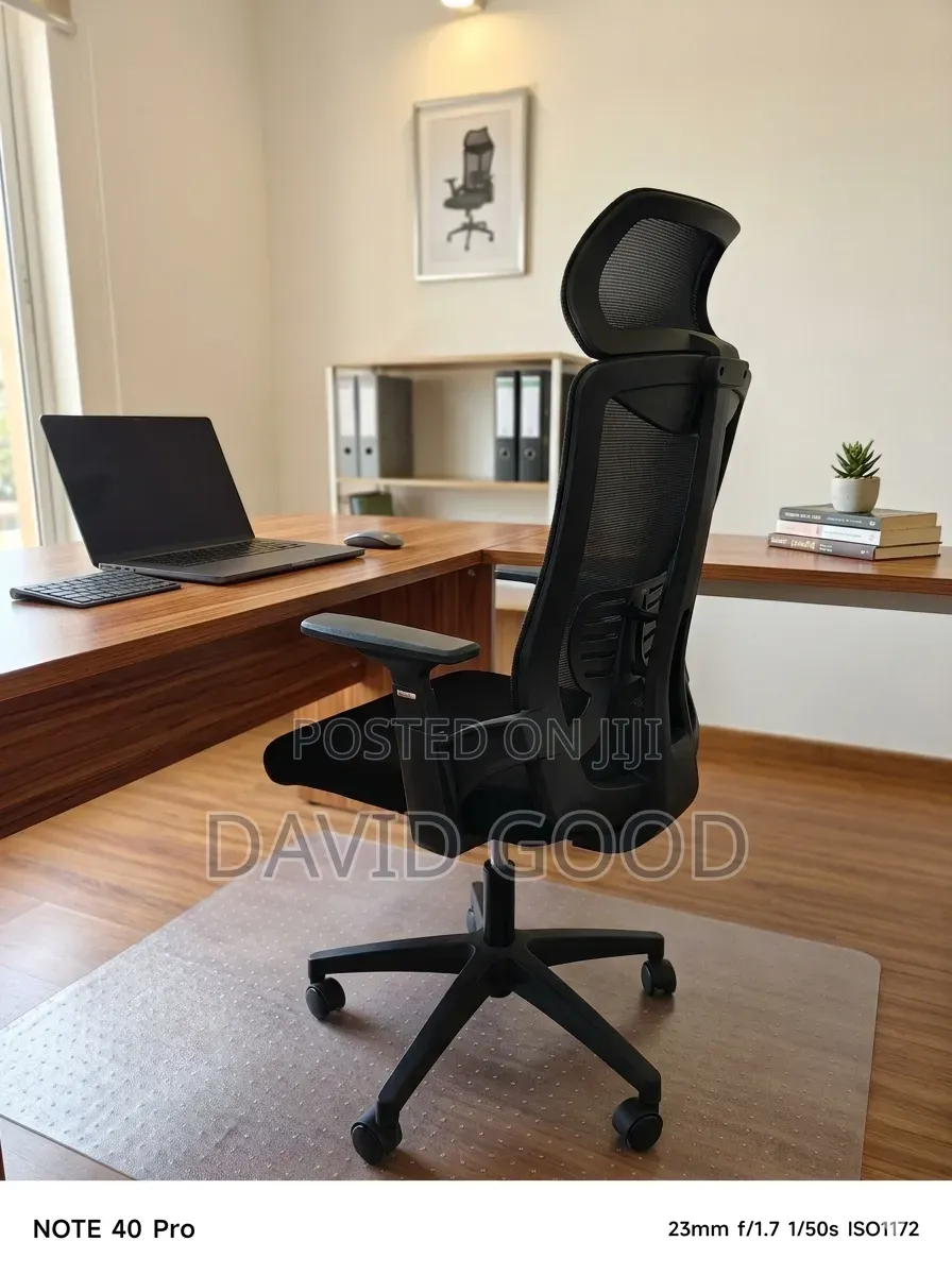 Black Orthopedic Chair