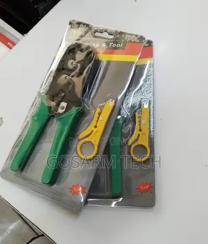 Professional RJ45/RJ11 Crimping Tool – Network Cable Cutter, Strippe