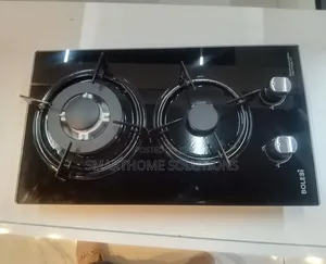 Bolesi Hob 2 Burners Inbuilt Gas Glass Tampared Hod