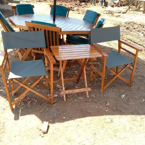 Ballin Wooden Canvassed Foldable Safari Chairs