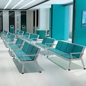Modern 3 Seater Office Waiting Bench - Reception Seating