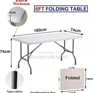 Foldable Plastic Table