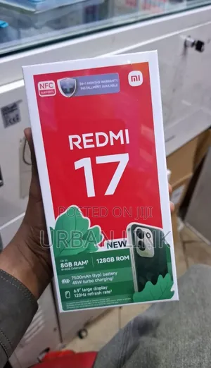 New Xiaomi Redmi 17 128 GB Black