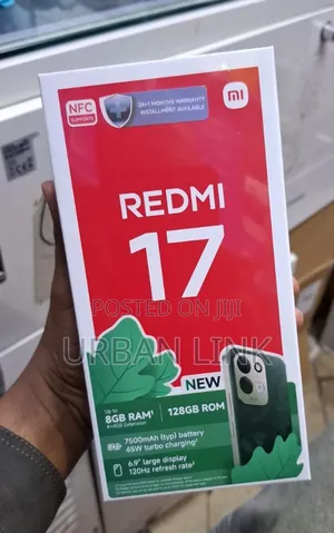 New Xiaomi Redmi 17 128 GB Black