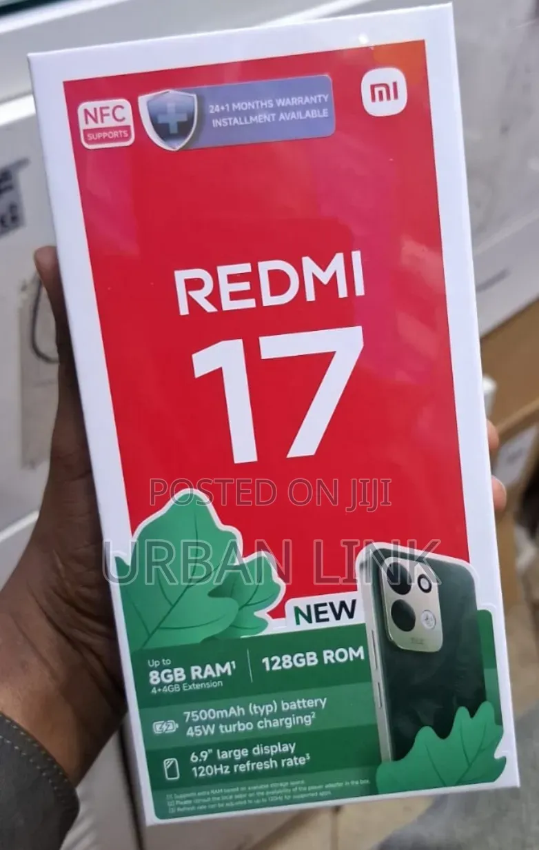 New Xiaomi Redmi 17 128 GB Black