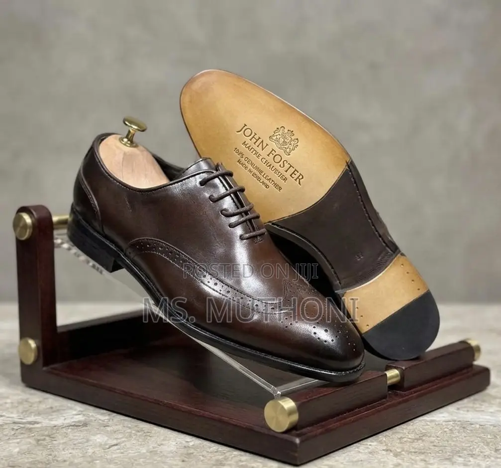 Burnished Brown Hand Welte Oxfords Size 40-46