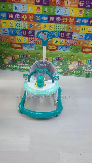 Baby Walker With Push Handle, Music Adjustable Height