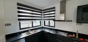 Wide Window and Small Windows Horizontal Office Window Blinds