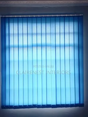 Keep Glare Away in Style With Sky Blue and White Blinds
